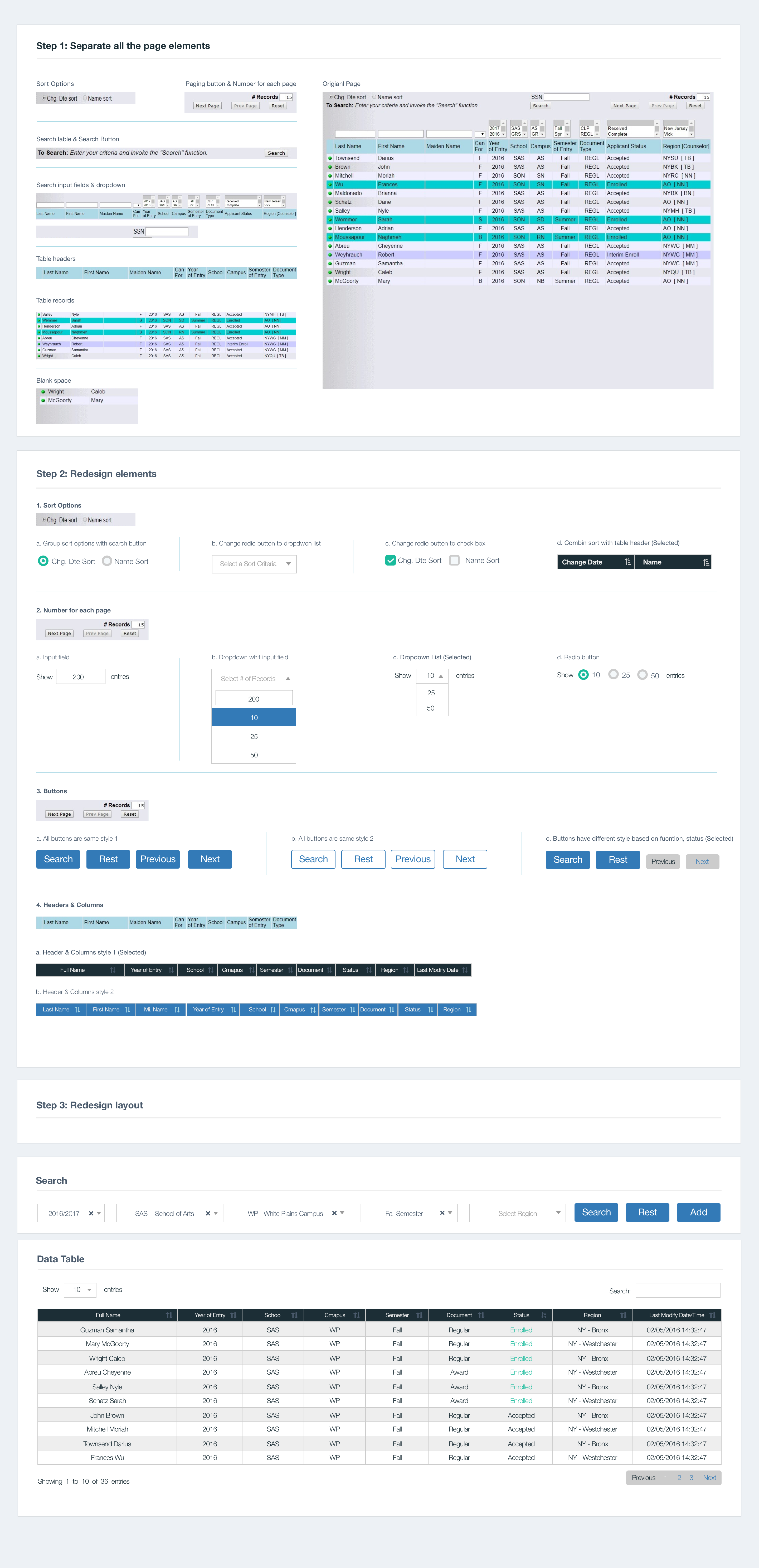 CAPS UI library